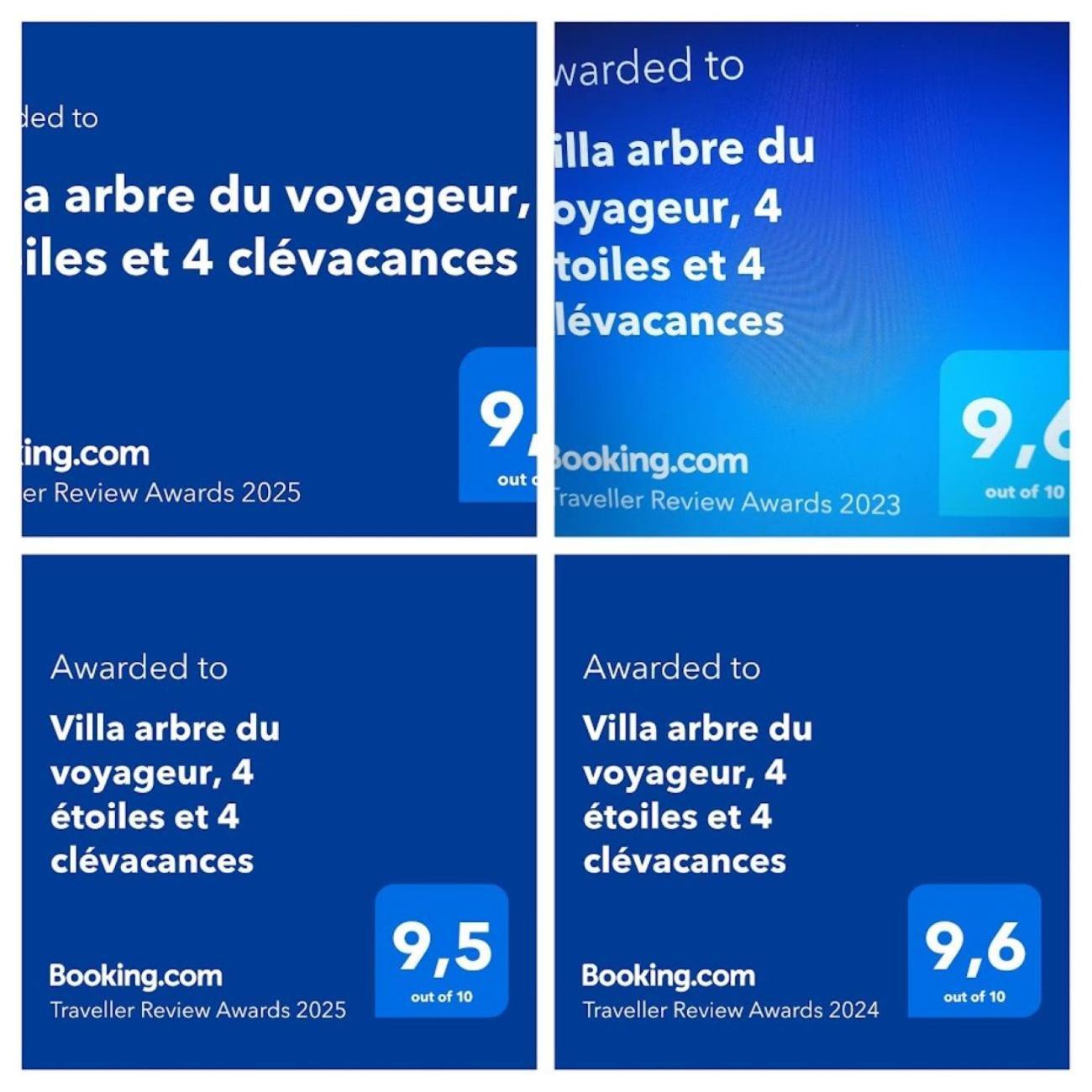 Villa Arbre Du Voyageur, 4 Etoiles Et 4 Clevacances Noël Exteriör bild